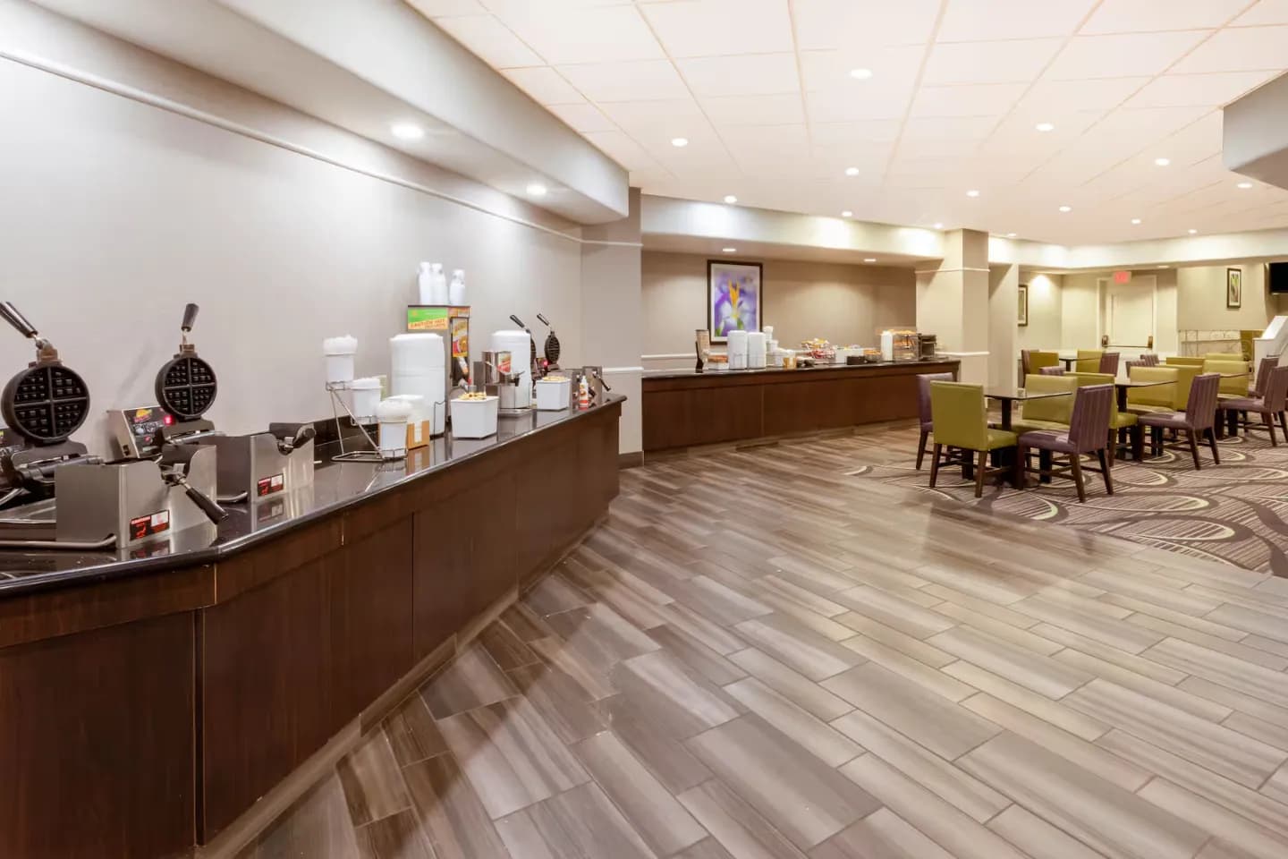 Elegant lobby lounge at Bloom Hotel